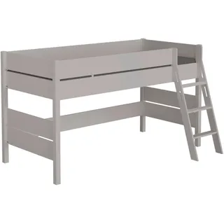 Paidi Hochbett Tiago, Grau, Holzwerkstoff, Höhe ca. 15 cm, 120x200 cm, Blauer Engel, Goldenes M, in verschiedenen Größen erhältlich, Kinder- & Jugendzimmer, Kindermöbel, Kinderbetten, Hochbetten