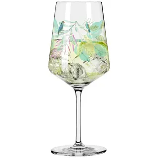 Ritzenhoff Cocktailglas Ritzenhoff Sommertau Hugo #17 A. D'Andrea F24, Kristallglas bunt|weiß