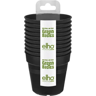 elho Anzuchttopf Green Basics Ø 8 x 13 cm schwarz 10 St.