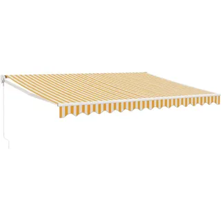furnicato Markise 4 x 3 m gelb