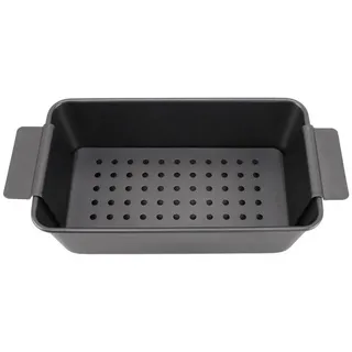 LuxusKollektion Kastenform Hackbratenform mit Abtropfschale, (1-tlg) schwarz