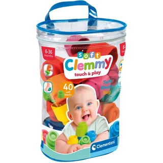 CLEMENTONI Soft Clemmy Bausteine mehrfarbig