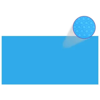 vidaXL Rechteckige Poolabdeckung blau 1200x600 cm