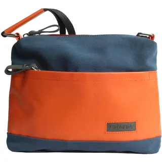 Umhängetasche 7CLOUDS "Roslyn 7.1" Gr. B/H/T: 24 cm x 17.00 cm x 6.00 cm one size, bunt (orange, blue) Damen Taschen Handtaschen mit recyceltem PET