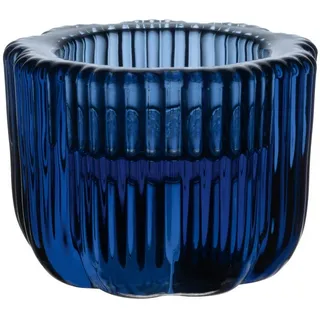 Villeroy & Boch Stabkerzenhalter Fleur Glas Blau
