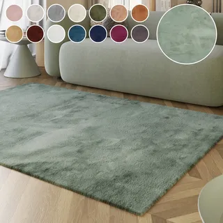 Esprit Alice Fellteppich 60 x 90 cm Blau/Türkis