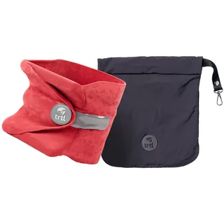 trtl Travel Pillow Korall | Nackenkissen für Flugzeug & Auto | Ergonomisches Reisekissen | Einzigartiges Stützsystem | Waschmaschinenfest