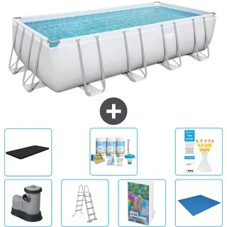 Bestway Power Steel Rechteckig - 549x274x122 Cm - 8-teilig  S599