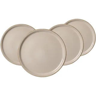 Ritzenhoff & Breker Nerano Pizzateller 32 cm Beige 4er Set