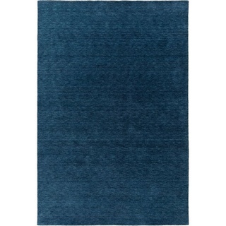 Wollteppich Jamal, benuta, rechteckig, Höhe: 6 mm, 100% Wolle, handgewebt blau 160 cm x 230 cm x 6 mm