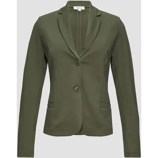 S.Oliver - Jersey-Blazer mit Twillstruktur, Damen, Grün, 34