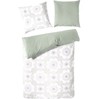 Primera Perkal Kreise Flieder/Mint 155 x 220 cm + 2 x 80 x 80 cm