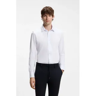 Boss Slim Fit Businesshemd mit Performance-Stretch Weiß 40