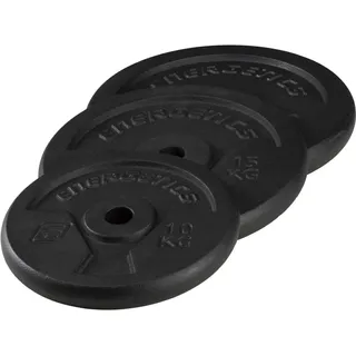 Energetics Hantelscheibe Gusseisen 20 kg schwarz