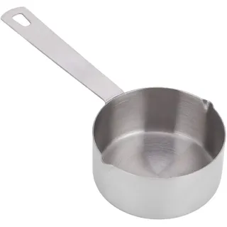 Messlöffel Edelstahl, Dosierlöffel Edelstahl Porridge, Stainless Steel Measuring Spoons, Messlöffel Tasse Metall, mit 250ml 1cup Waage, zum Backen von Mehl, Tee, Saucen, Kakao, Bohnen, Gewürze
