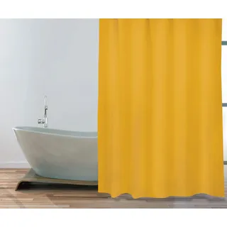 MSV Duschvorhang 180 x 200 cm gelb