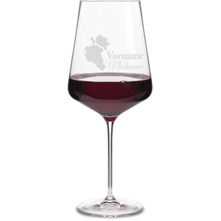 Leonardo Rotweinglas XXL 750 ml individuelle Gravur Geschenkidee für Frauen Weinglas - Weintrauben