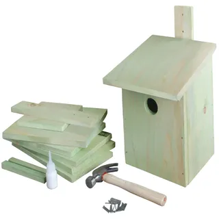 Esschert Design BV Nistkasten Bastelsatz Nistkasten für Kinder, aus FSC®-zertifiziertem Holz