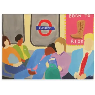 Paper Collective - Born To Ride Poster, 70 x 100 cm