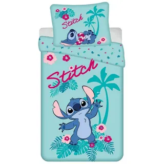 Disney Store Lilo und Stitch Baumwolle Türkis 140 x 200 cm + 70 x 90 cm