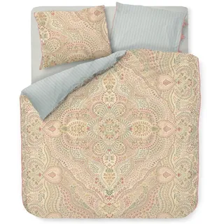 PiP Studio Bettwäsche Alfombra, Perkal, 2 teilig, Blüten, florale Elemente, Gestreift bunt