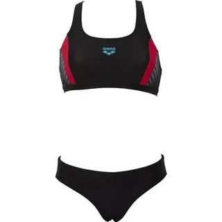 Arena Bustier-Bikini Damen Schwarz 36
