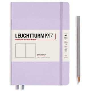 Leuchtturm1917 Notizbuch Medium Hardcover A5 Smooth Colours Lilac, blanko