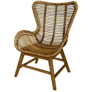 SIT Möbel Sessel RATTAN Rattan 68 x 95 x 64 cm Beige