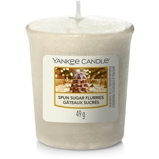 Yankee Candle Votivkerze Spun Sugar Flurries - Kerze mit Brenndauer bis zu 15 Stunden