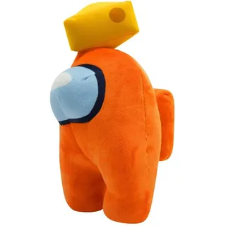 Among Us Offiziell lizenzierter Huggable Buddy Plüsch, 30 cm, Orange