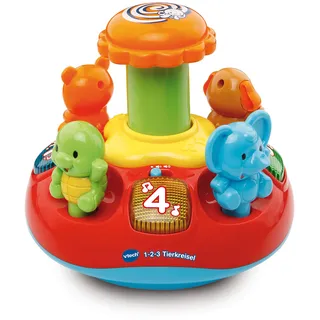 Vtech 1-2-3 Tierkreisel Entdeckerspielzeug bunt