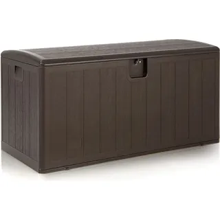 Costway Gartenbox 400 l 127,5 x 61,5 x 64 cm Braun