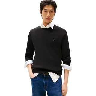 Tommy Hilfiger Rundhalspullover Schwarz XL