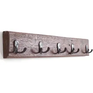 DESIGN DELIGHTS Wandgarderobe Casa 60 x 8 x 5 cm Mahagoni