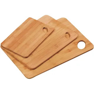 KESPER Schneidebrett-Set Bambus 3-tlg. 35 x 24 x 0,8 cm Natur