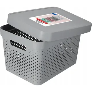 Curver Aufbewahrungsbox INFINITY 17 l 36,3 x 27 x 22,2 cm 1-tlg. hellgrau