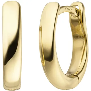 Jobo Creolen oval Gelbgold 750