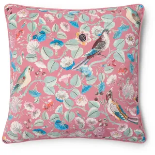 Essenza Zierkissen, Pink, Textil, Blume, Füllung: Polyester, 50x50 cm, Oeko-Tex® Standard 100, Wohntextilien, Kissen, Dekokissen