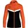 Kapuzenjacke schwarz/neonorange 42