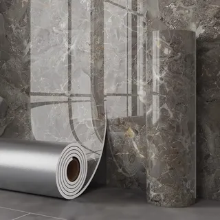 Generisch Rolle Selbstklebende Tapete in Marmoroptik, 2 Mm Dicke Thermotapete,ölbeständig Wasserdicht Abnehmbare Tapete, Für Wohnzimmer Küche Badezimmer, Arbeitsplatten, 40x300cm,H7