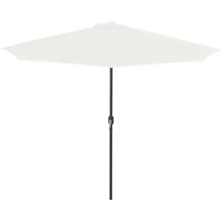 vidaXL Balkon-Sonnenschirm 300 x 150 cm sandfarben halbrund