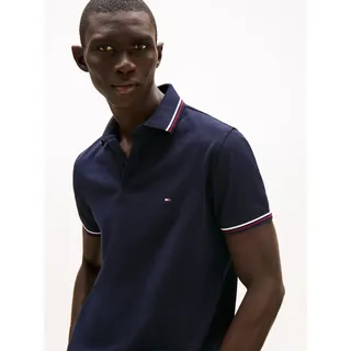 Tommy Hilfiger Tipped Slim Fit Kurzarm-poloshirt Desert Sky M