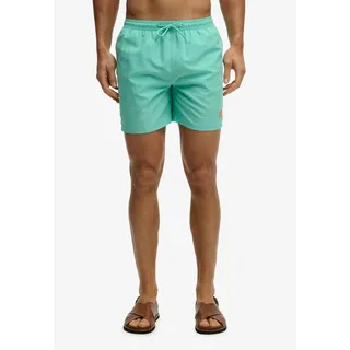 Superdry Badeshorts ESSENTIAL 16 SWIM SHORT Kunstfaser, relaxed fit grün S