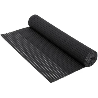 ECD Germany Sichtschutzmatte PVC 120 x 400 cm Anthrazit 1 St.