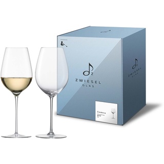 Zwiesel Glas Chardonnay Weißweinglas Enoteca (2-er Set), in Handarbeit mundgeblasene Weingläser, edle Kristallgläser für Weißwein (Art.-Nr. 122084)