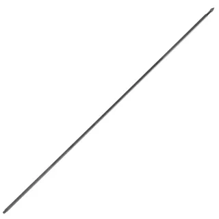 Quadratischer Drehspieß aus Edelstahl AISI 304, 10x10 mm, für schwere Fleischstücke (Länge: 100 cm)
