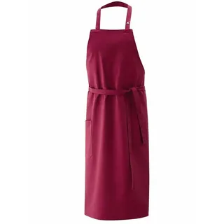Exner Petguard Latzschürze, Schürze 100x80 cm LxB in Bordeaux LxB aus 65% Baumwolle, 35% Polyester und per Nackenband 3x verstellbar