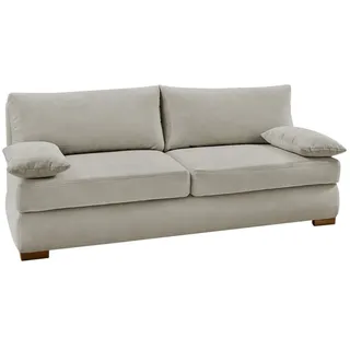 luma-home Schlafcouch Feincord 2-Sitzer Beige