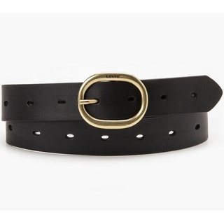 Levi's® Ledergürtel High-Low schwarz 75