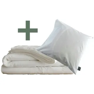 Villa Jade Bettbezug Villa Jade° Die Bio Bettwäsche kbA Baumwolle Naturestyle weiß, (1 St), - vegan, nachhaltig, Bio - Qualität Handmade in EU 40 cm x 60 cm